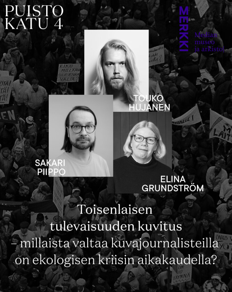 Merkki-ilta: Millaista valtaa kuvajournalisteilla  on ekologisen kriisin aikakaudella?