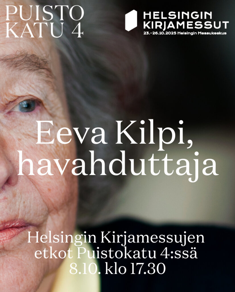 Helsingin Kirjamessujen etkot: Eeva Kilpi – havahduttaja