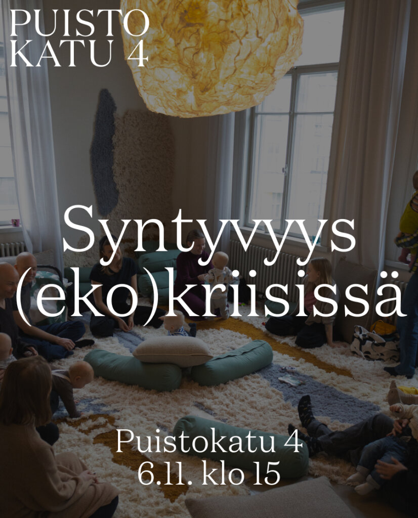 Syntyvyys (eko)kriisissä -keskustelutilaisuus